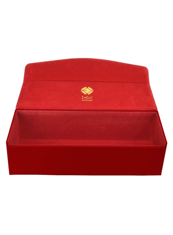Dex Protection Supreme One Row Deck Box | 1,000 Card Capacity | Suede Lined Interior | Wood Exterior - Image 2